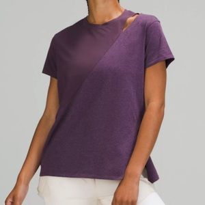 lululemon LA Relaxed Tee Purple Size 6 NWT